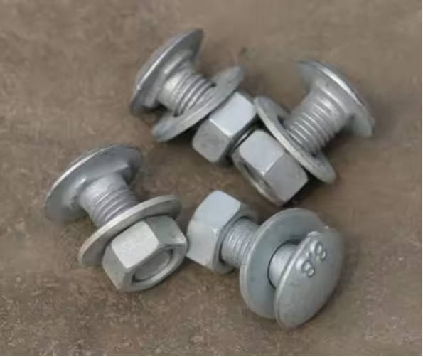 HDG Hot-Dip Galvanized Round Head Guardrail Splicing Bolt